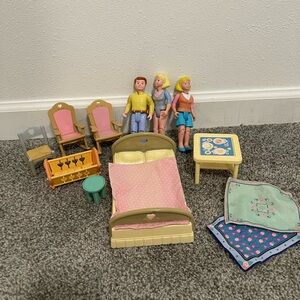 1993 Fisher Price Loving Family bundle